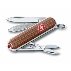 Ніж швейцарський Victorinox Classic Chocolate 0.6223.842 коричневий, 58мм, 7 функцій, Коричневий