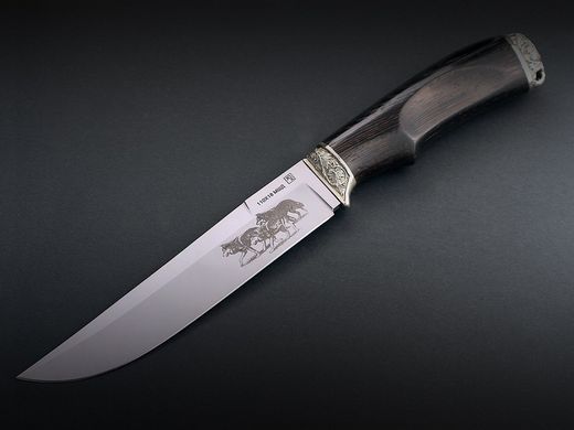 Охотничий нож Кульбида & Лесючевский Волчья стая, Коричневый