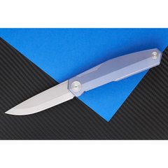 Нож карманный Real Steel S3 Puukko flipp sky purp-9522