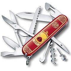 Нож швейцарский Victorinox Huntsman Year of the Pig 1.3714.E8, красный