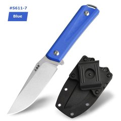 Ніж туристичний San Ren Mu knives S-611-7, синій