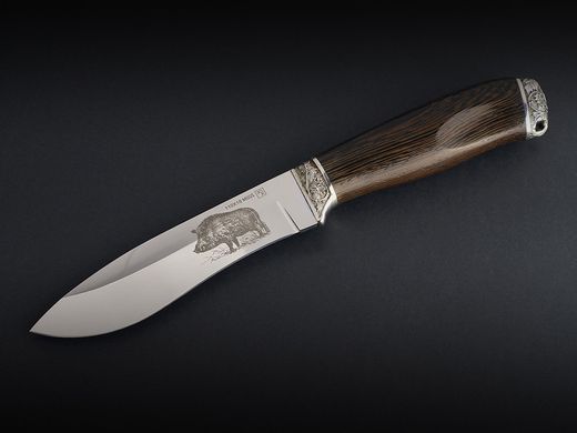 Охотничий нож Кульбида & Лесючевский Охота на кабана, Коричневый