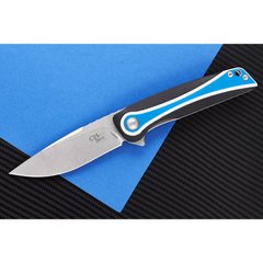 Нож складной CH Knives, CH 3511-G10-blue-black