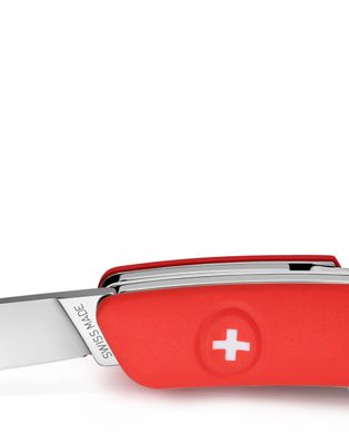 Нож швейцарский Swiza D03, KNI.0030.1000 , красный