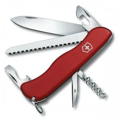 Нож швейцарский Victorinox Rucksack 0.8863 красный, 111мм, 12 функций, Красный