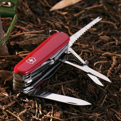 Нож швейцарский Victorinox Swisschamp 1.6795 красный, 91мм, 33 функции, Красный