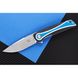 Нож складной CH Knives, CH 3511-G10-blue-black