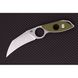 Нож туристический San Ren Mu knives S-615-1, зеленый