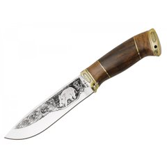 Нож охотничий Grand Way Вепрь с рисунком 99136