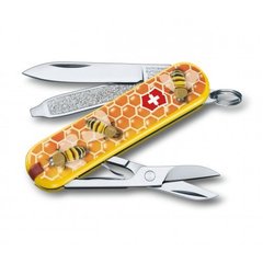 Нож швейцарский Victorinox Classic LE Honey Bee 0.6223.L1702 с рисунком, 58мм, 7 функций, Рисунок